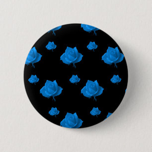 Badge Rond 5 Cm Rose bleu