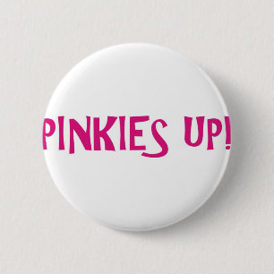 BADGE ROND 5 CM ROSE D'AURICULAIRES