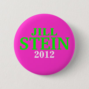 Badge Rond 5 Cm Rose de bouton de Jill Stein 2012