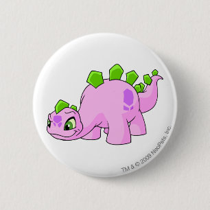 Badge Rond 5 Cm Rose de Chomby