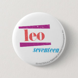 Badge Rond 5 Cm Rose de Lion