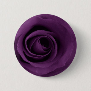 Badge Rond 5 Cm Rose de pourpre