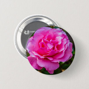 Badge Rond 5 Cm Rose délicate.