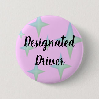 Badge Rond 5 Cm rose et vert de bouton d'insigne de conducteur