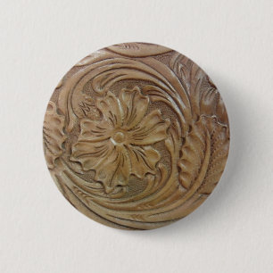 Badge Rond 5 Cm Rose sauvage de l'Ouest
