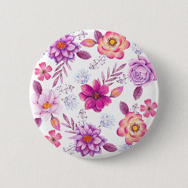 Badge Rond 5 Cm Rose violette