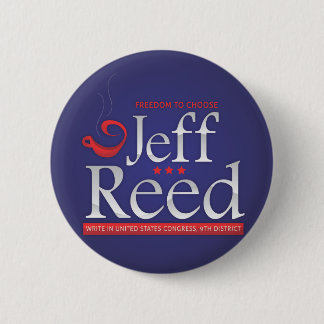 Badge Rond 5 Cm Roseau de Jeff pour le congrès