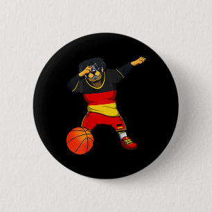 Badge Rond 5 Cm Rottweiler Dabbing Allemagne Maillot Croquis Allem