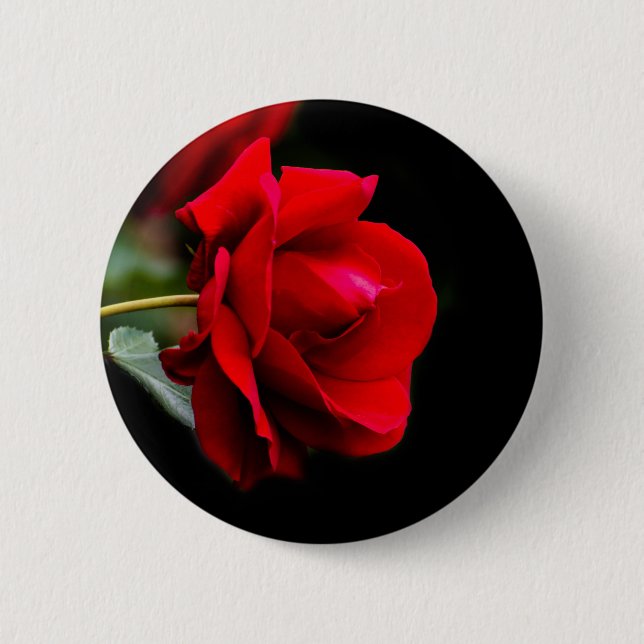 Badge Rond 5 Cm Rouge (Devant)