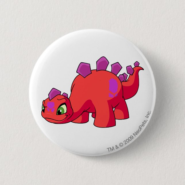 Badge Rond 5 Cm Rouge de Chomby (Devant)