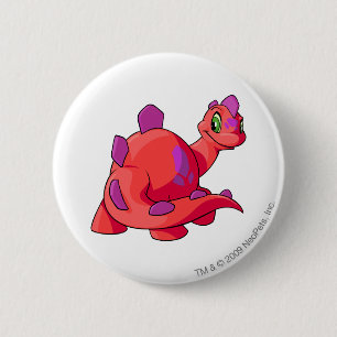 Badge Rond 5 Cm Rouge de Chomby