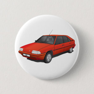 Badge Rond 5 Cm Rouge de Citroën BX