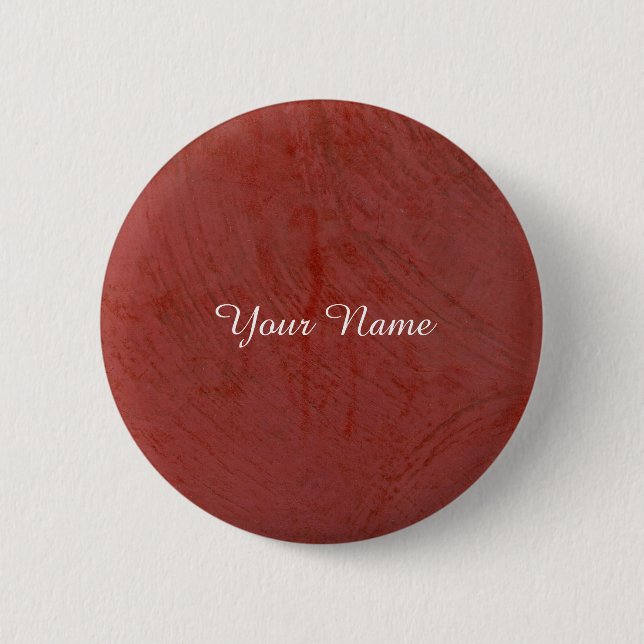 Badge Rond 5 Cm Rouge solide (Devant)