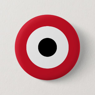 Badge Rond 5 Cm Roundel de l'armée de l'air égyptienne