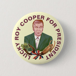 Badge Rond 5 Cm Roy Cooper pour President 2024 Button