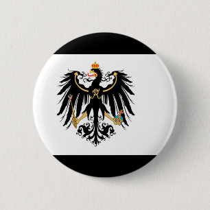 Badge Rond 5 Cm Royaume drapeau national de Prusse