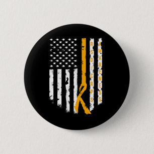 Badge Rond 5 Cm Rsd Crps Sensibilisation American Flag Support Top