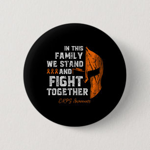 Badge Rond 5 Cm RsdCrps Sensibilisation Soutien familial Guerrier 