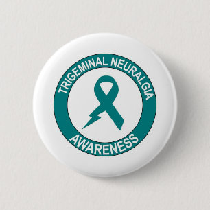 Badge Rond 5 Cm Ruban de boulon de névralgie faciale