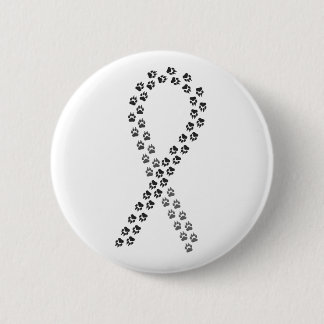 Badge Rond 5 Cm Ruban d'empreinte noire