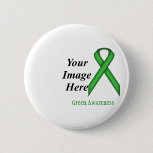Badge Rond 5 Cm Ruban Green Standard par Kenneth Yoncich