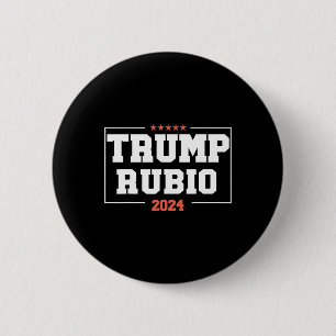 Badge Rond 5 Cm Rubio Pour Le Président 2024 Campagne Élection Us
