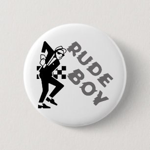 Badge Rond 5 Cm Rude Boy