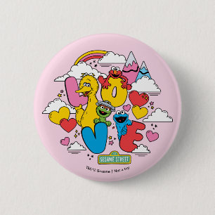 Badge Rond 5 Cm Rue Sésame Amour