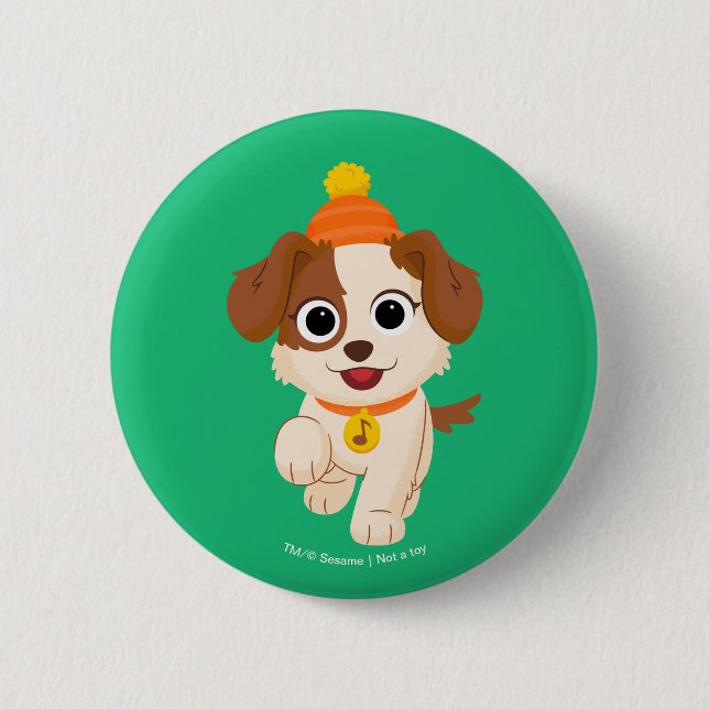 Badge Rond 5 Cm Rue Sésame | Tango d'hiver (Devant)
