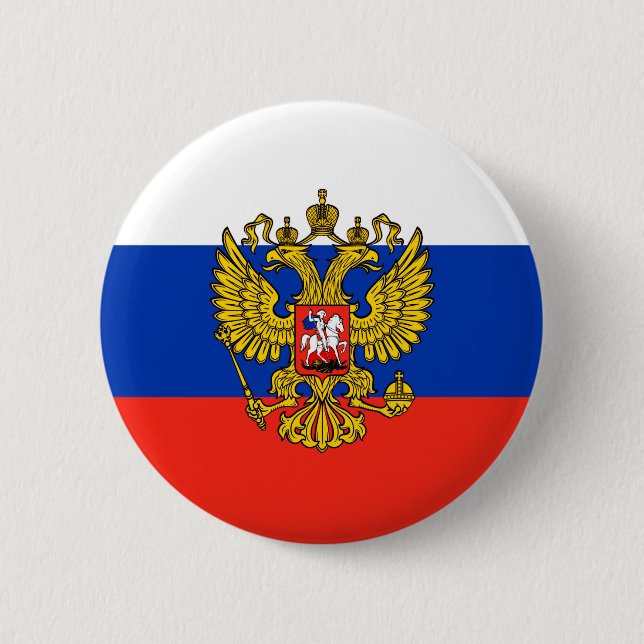 Badge Rond 5 Cm Russie (Devant)