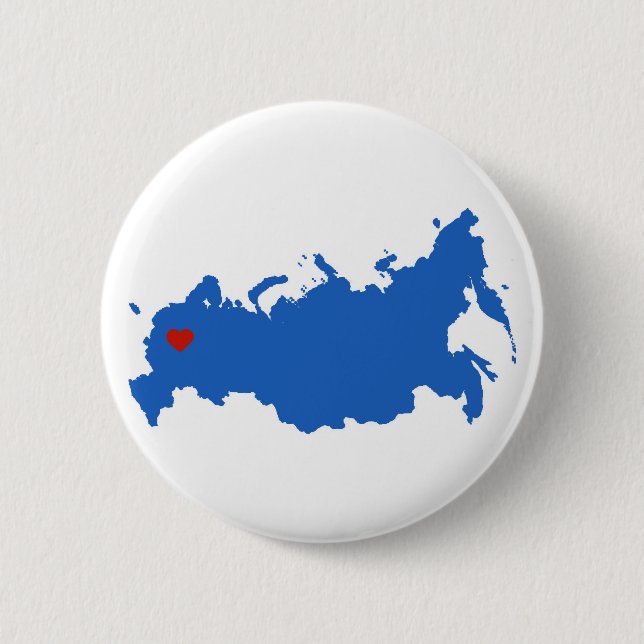 Badge Rond 5 Cm Russie (Devant)