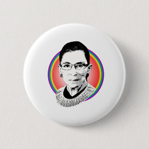 Badge Rond 5 Cm Ruth Rainbow