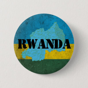 Badge Rond 5 Cm Rwanda