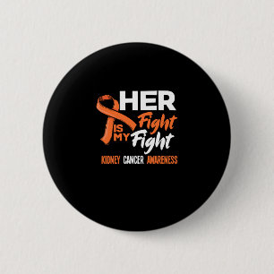 Badge Rond 5 Cm Sa lutte est ma lutte Sensibilisation au cancer du