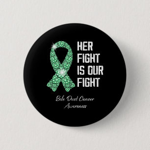 Badge Rond 5 Cm Sa Lutte Est Notre Lutte Bile Duction Cancer Sensi