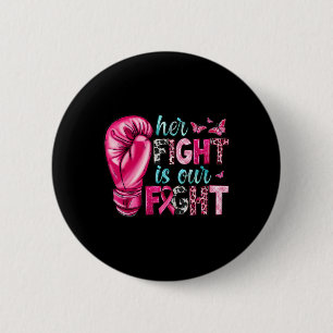 Badge Rond 5 Cm Sa Lutte Est Notre Lutte Gants De Boxe Gants Cance