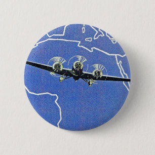 Badge Rond 5 Cm Sabena ~ Belgique Congo