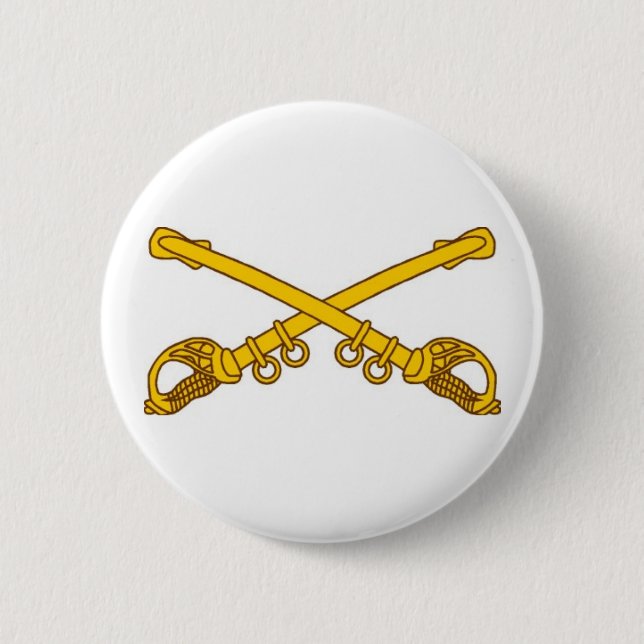 Badge Rond 5 Cm Sabres de cavalerie (Devant)