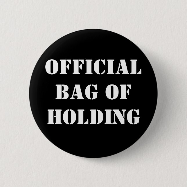 BADGE ROND 5 CM SAC OFFICIEL DE SE TENIR (Devant)