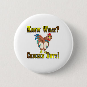 Badge Rond 5 Cm Sachez ce qui ?  Bout de poulet !