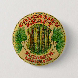 Badge Rond 5 Cm Sacs Calcasieu Kraft