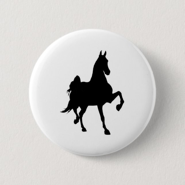 Badge Rond 5 Cm Saddlebreds (Devant)