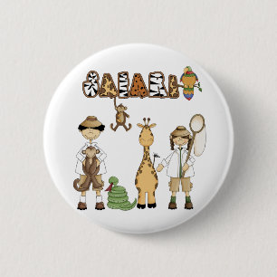 Badge Rond 5 Cm Safari