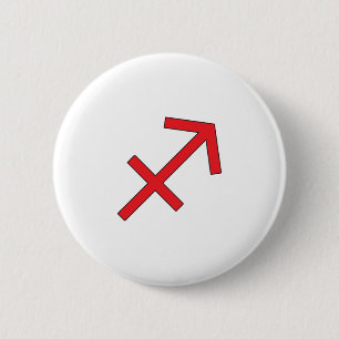 Badge Rond 5 Cm Sagittaire, Symbole zodiaque, horoscope