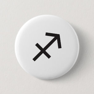 BADGE ROND 5 CM SAGITTARIUS, SYMBOLE HOROSCOPE