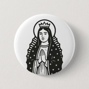 Badge Rond 5 Cm Saint