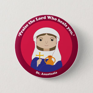 Badge Rond 5 Cm Saint-Anastasia