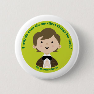 Badge Rond 5 Cm Saint Dominic Savio