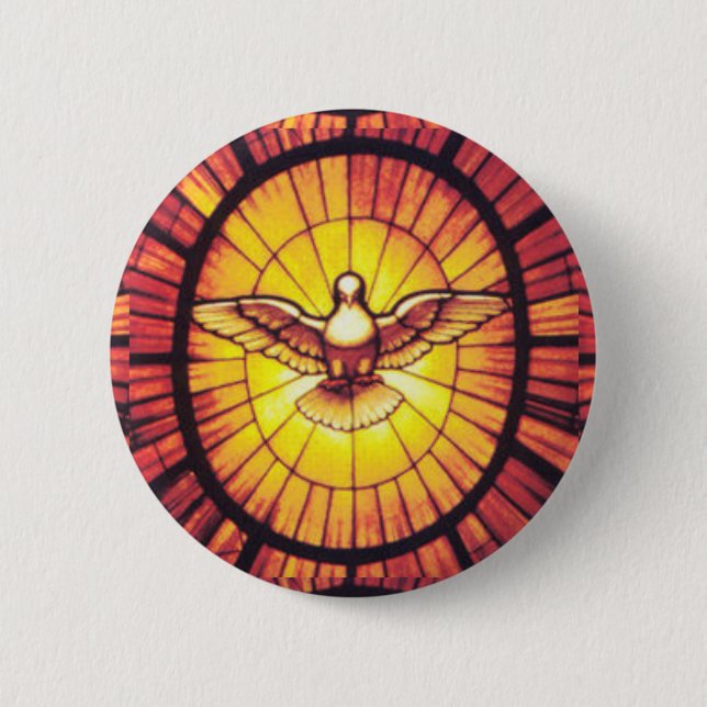 BADGE ROND 5 CM SAINT-ESPRIT (Devant)