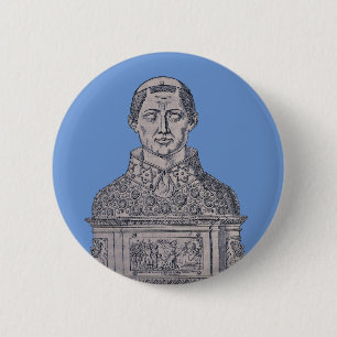 Badge Rond 5 Cm Saint Janvier, évêque de Bénévent - Beaux-arts